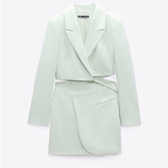 Zara Brand New Cut Out Blazer Dress - Picture 6 of 11